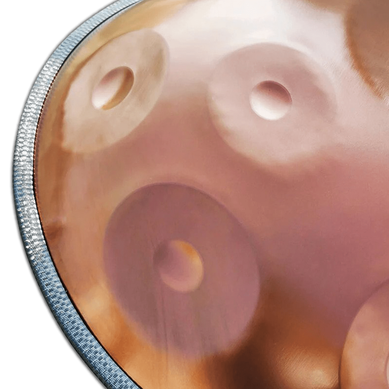 Copper Coloured Handpan – 10 Notes – D Minor