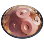 Copper Coloured Handpan – 10 Notes – D Minor