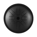 Steel Tongue Drum 8 notes Ré Majeur - 17,5 cm - Couleur Carbone (1)