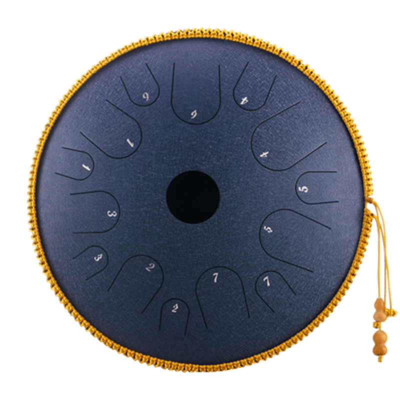 Steel Tongue Drum 14 notes 38cm Slapster C Major 8 colours